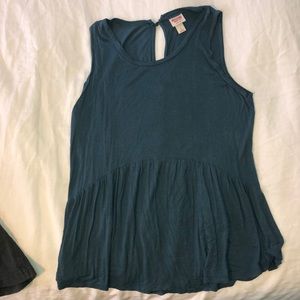 Peplum tank